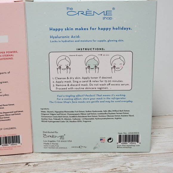 3 Boxes - The Crème Shop Reparative Replenishing + Youth Promoting Essence Masks - Picture 8 of 8